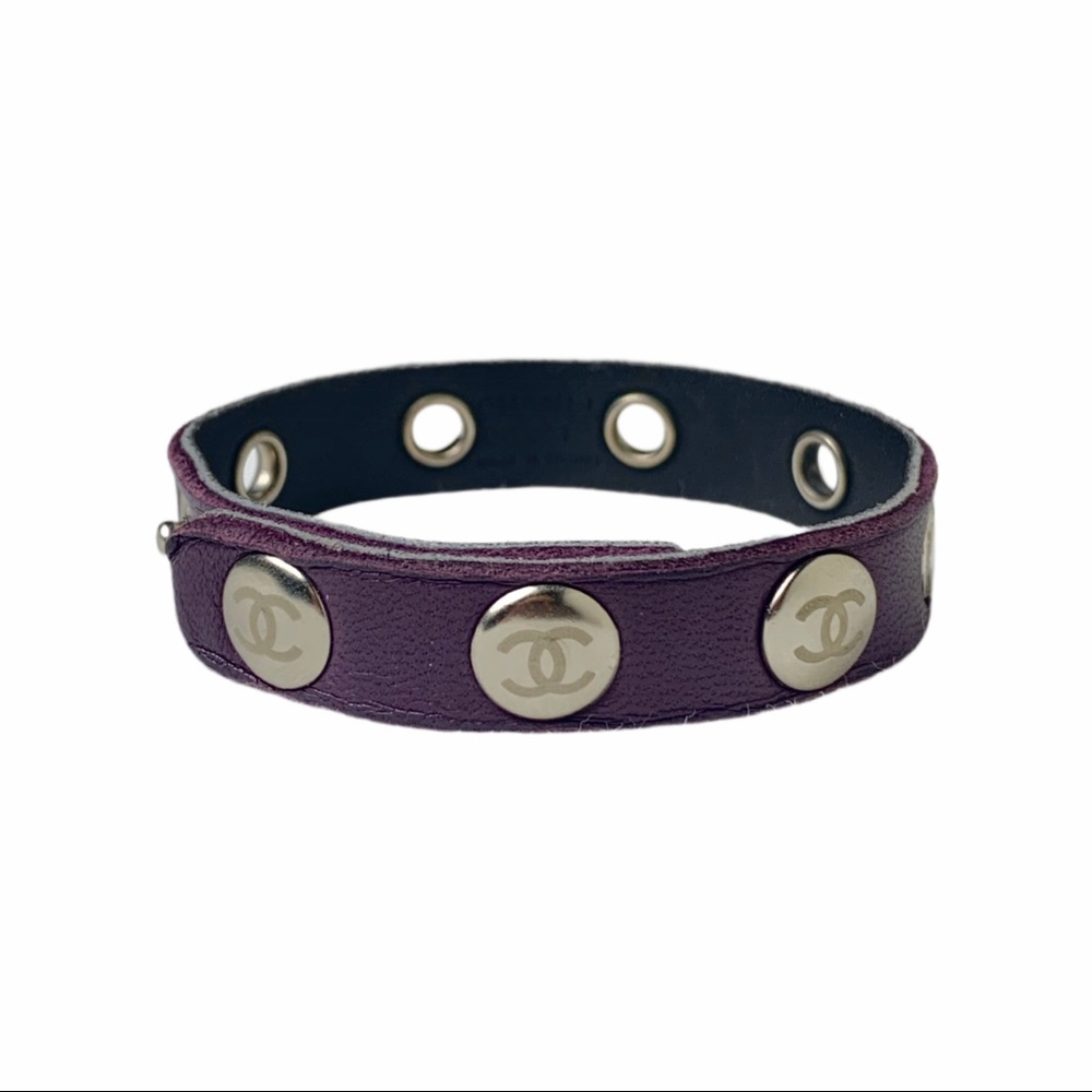 Chanel Logo Stud Bracelet